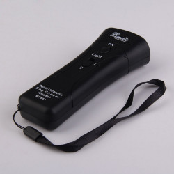 Ultrasonic Dog Chaser Stop Aggressive Animal Attacks Repeller w/ Flashlight Double Heads Ultrasonic Swissinno - 34
