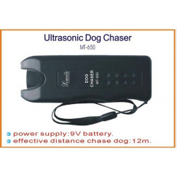 Ultrasonic Dog Chaser Stop Aggressive Animal Attacks Repeller w/ Flashlight Double Heads Ultrasonic Swissinno - 36