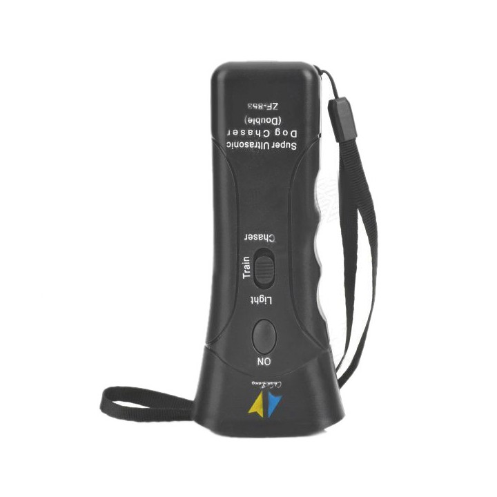 Il doppio dirige ultrasuoni scacciacani / Super Dog Chaser e traning cane con luce LED e laser 4 in 1 Swissinno - 39