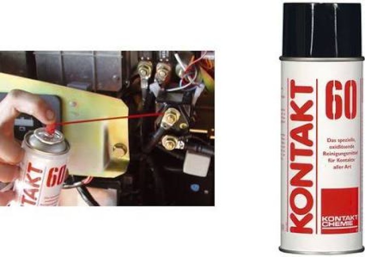 Kontact 60 superactive cleaner for tv and radio electrical contact konig - 1