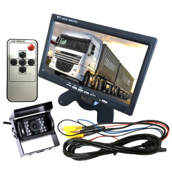 7 Inch 12V/24V Auto Car Monitor TFT LCD 5" HD Digital 16:9 800*480 Screen For Reverse Rear View Camera DVD VCD
