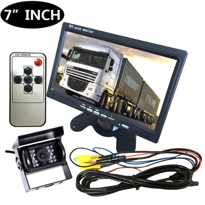 LCD TFT da 7 pollici 12V / 24V per auto Monitor LCD da 5 pollici HD digitale 16: 9 800 * 480