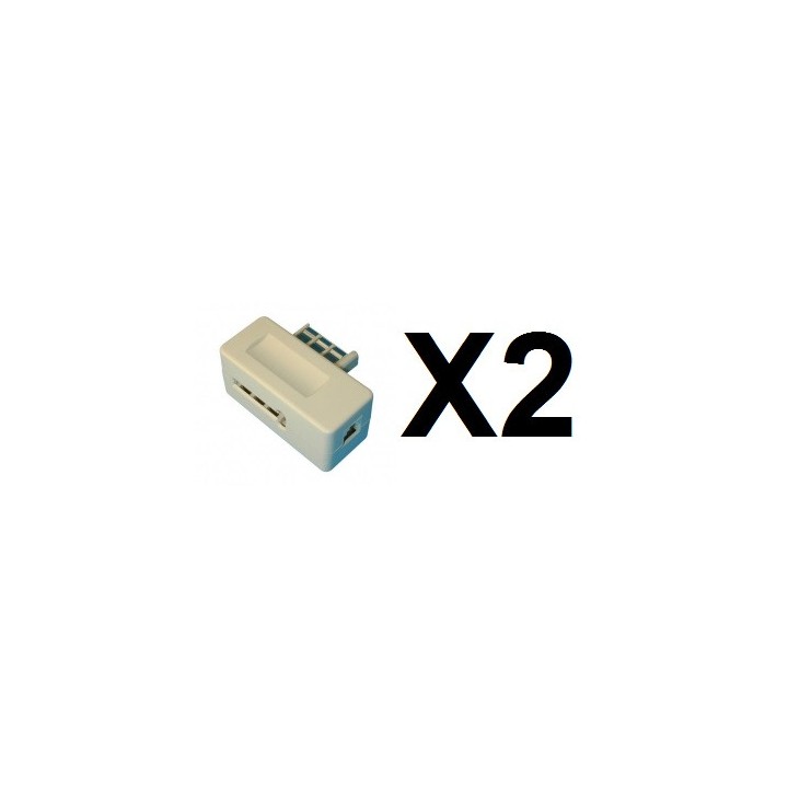 2 Spina telefono incastrabile americana 8 piastrine contatto tcf8 presa telefonica spina telefonica spina telefono jr internatio