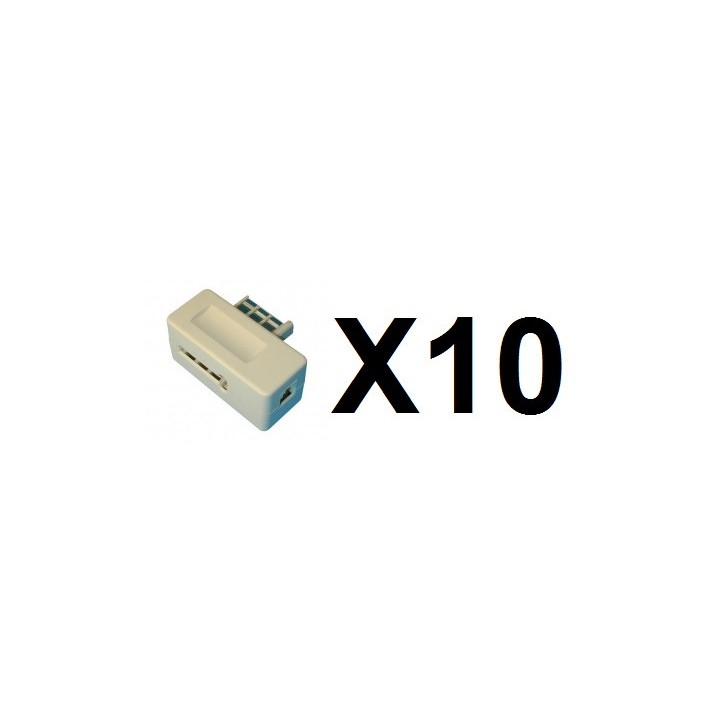 10 Spina telefono incastrabile americana 8 piastrine contatto tcf8 presa telefonica spina telefonica spina telefono jr internati