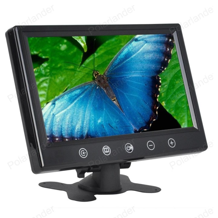 Automonitor kleines Display 9 Zoll digitales Farb-TFT-LCD mit 2 Videoeingang lcd