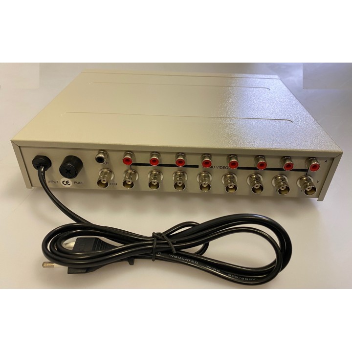 8 kanale videoumschalter mit audio videoumschalter zubehor fur videouberwachung elektronischer videoumschalter velleman - 2