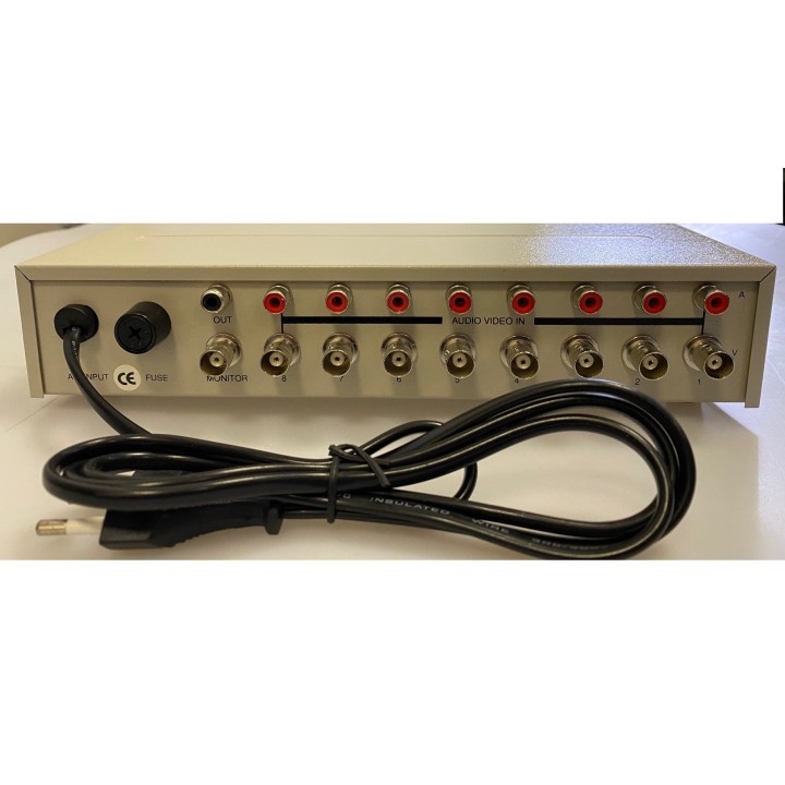 Selettore video 8 canali + audio vas8a selettori videocamere velleman - 3