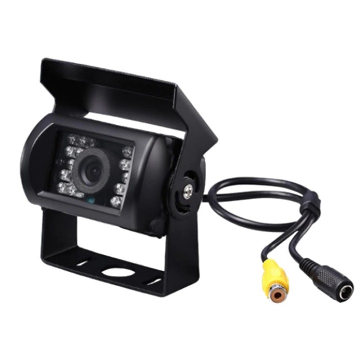 Camera video couleur 12V 24V + cable 6m rca bus camion auto