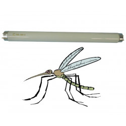 Lámpara tubo de 10w mata insectos eléctrico mosquito insecto destructor uv tie20 lr288nw 10 mdt - 2