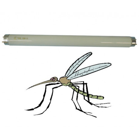 Lámpara tubo de 10w mata insectos eléctrico mosquito insecto destructor uv tie20 lr288nw 10 mdt - 2