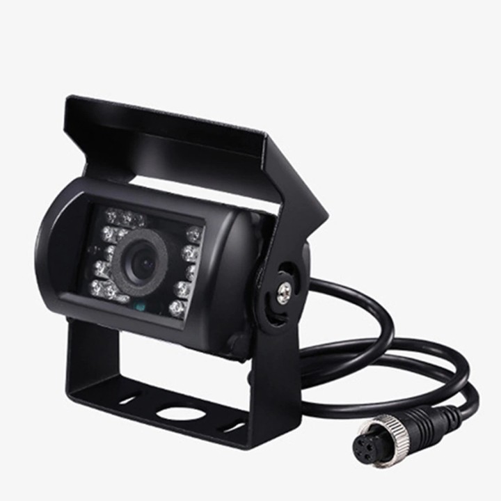 12V 24V color video camera + 7p 18cm 12v 24v video monitor + 10m bus truck auto cable