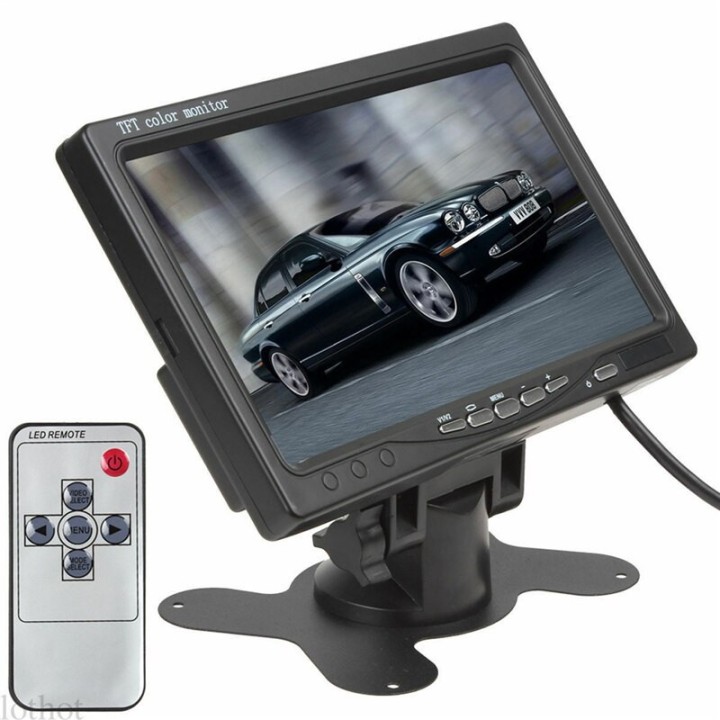 7 "TFT LCD Monitor 12V 24V Nachtsicht-Parksystem Bus Anhänger Van LKW Wohnmobil