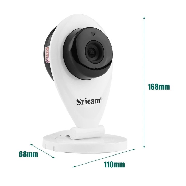 caméra WIFI sricam 720 P IP bébé moniteur caméscope alimentation USB Audio bidirectionnel CCTV IR coupe Vision nocturne