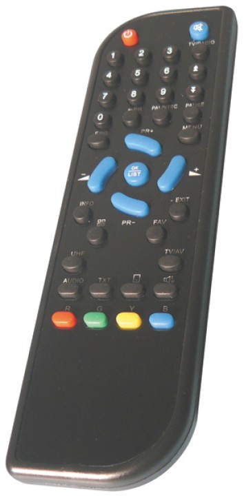 Control remoto para decodificador tdt enchufe euroconector receptor dvb t scart11n scart11 jr international - 1