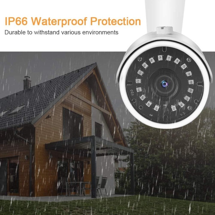 Caméra de Surveillance WiFi Exterieure FHD 1080P avec Vision Nocturne
