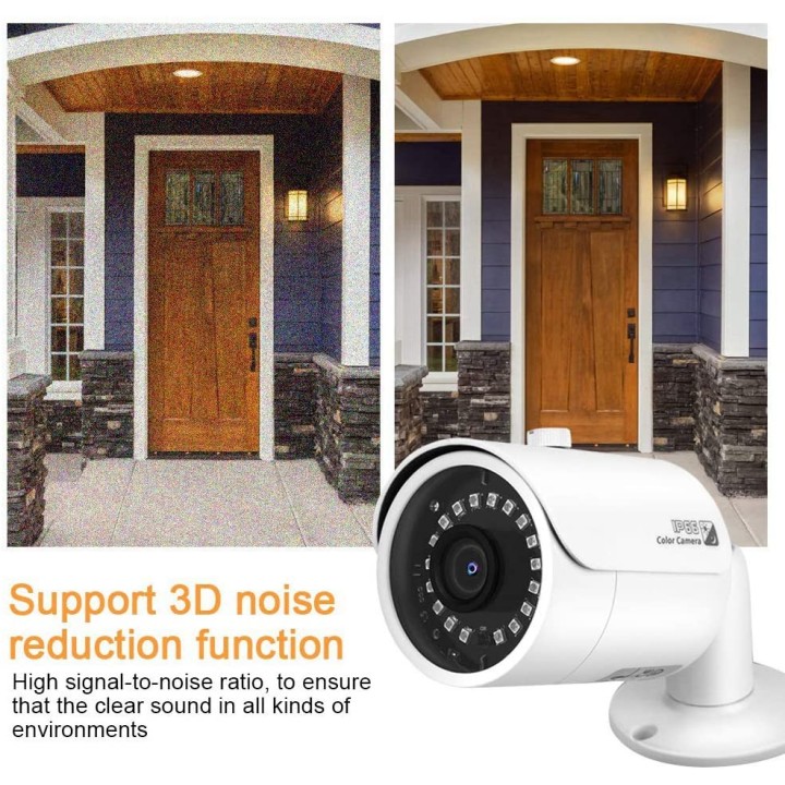 Caméra de Surveillance WiFi Exterieure FHD 1080P avec Vision Nocturne