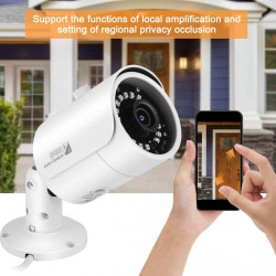 Caméra de Surveillance WiFi Exterieure FHD 1080P avec Vision Nocturne