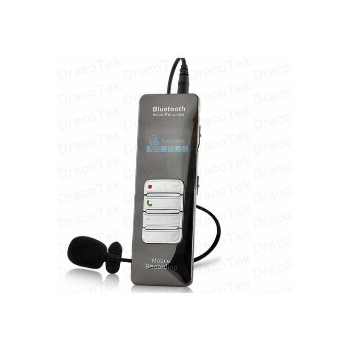 Dictaphone 8gb mp3 bluetooth phone recorder record telephone communication velleman - 1