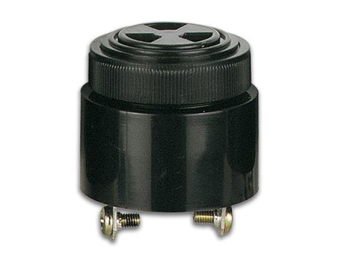 Zumbador con intensidad sonora regulable 3 24vdc conexión por tornillo sonido continuo velleman - 3