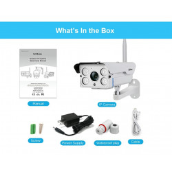 Außenüberwachungskamera wasserdicht IP Wifi 3mp Sricam SH027 Zoom x5 Protokoll ONVIF micro SD 64 GB
