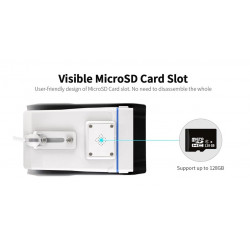 Außenüberwachungskamera wasserdicht IP Wifi 3mp Sricam SH027 Zoom x5 Protokoll ONVIF micro SD 64 GB