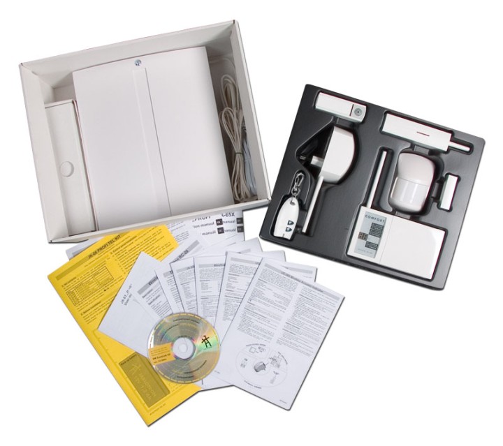 Pacchetto allarme senza fili jablotron 17 jk  ja + + + 63kr ja60n ja60p ja60f + + rc80 + uc260 jablotron - 1