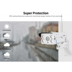 Außenüberwachungskamera wasserdicht IP Wifi 3mp Sricam SH027 Zoom x5 Protokoll ONVIF micro SD 64 GB
