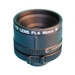 Obiettivo telecamera 16 mm con diaframma lm16jcr obiettivi a diaframma obiettivo telecamera jr international - 1