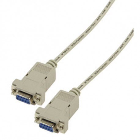 Cross-null modem cable 1.8m dsub9 mujer a mujer dsub9 cable-138 konig - 1