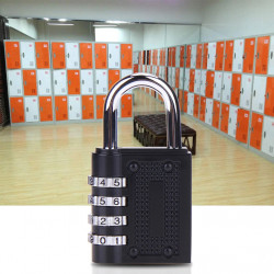 Candado combinación 43mm bloquea el cierre de 4 dígitos código de abrir un seguro master lock - 1