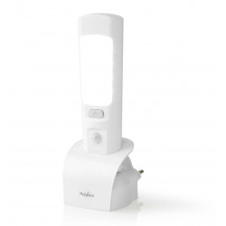 lampe de poche torche de secours a led a induction rechargeable veilleuse automatique 220v capteur de mouvement