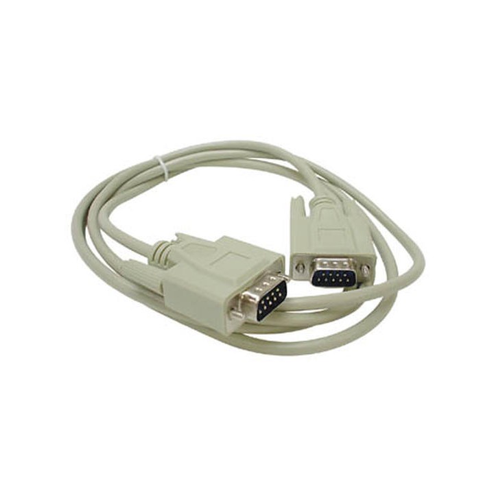 Cordon informatico macho macho serial cable subd9 macho subd9 macho accesorios informatico velleman - 1