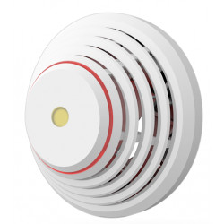 Detector smoke detector no nc relay, sirene 95db, 12vdc for electronic alarm control panel fire