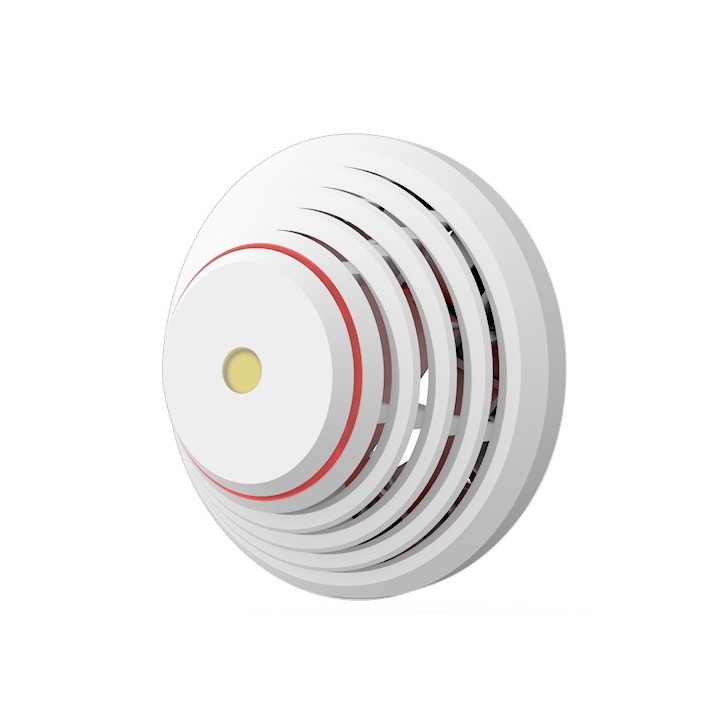 Detector humo 12vcc rele alarma no nf sirena 95db central alarma electronica fuego incendios humo jablotron - 4
