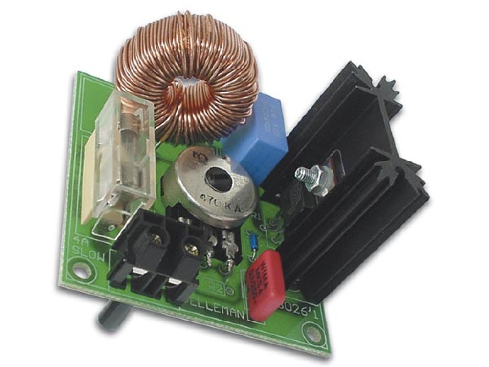 Lamp light variator 3.5a k8026 with potentiometer remplace un interrupteur existant luminosite velleman - 1