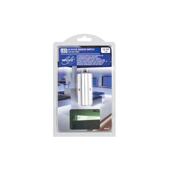 Infrared sensor IR detector door opening ledc20 12v 24v 2a led barrettes velleman - 3