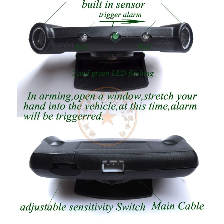 Ultrasonic module to add for volumetric protection (car alarm) velleman - 2