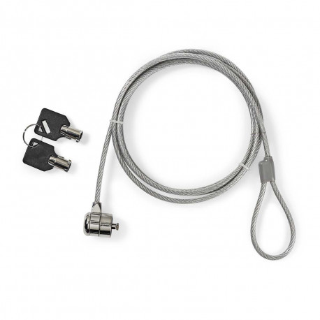 Câble antivol pour ordinateur portable Hama USB avec combinaison à
