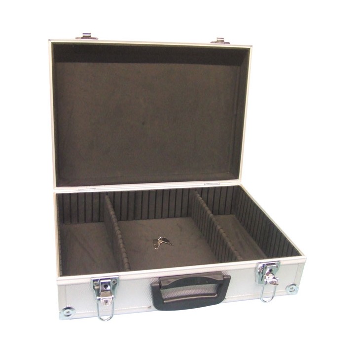Aluminium tool case 425 x 305 x 125mm tools cases key bag velleman - 1
