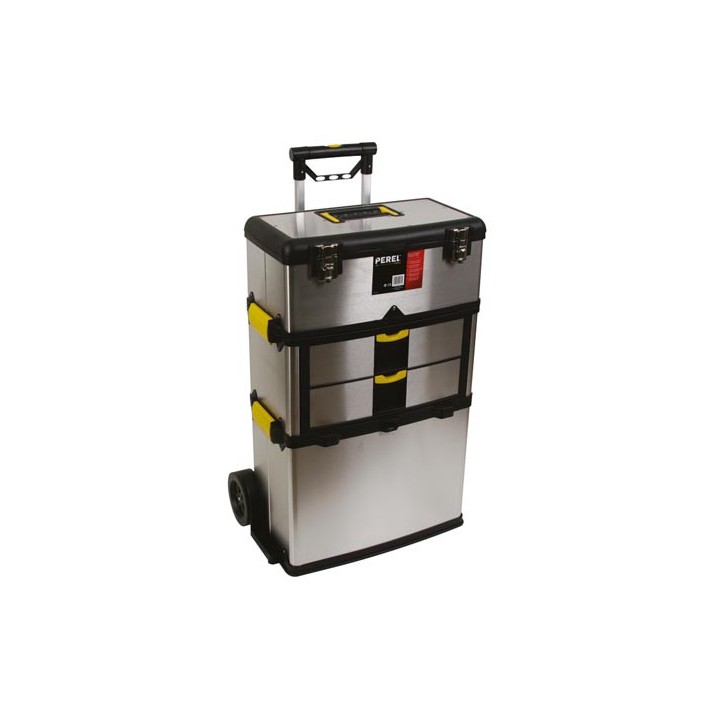 Roller toolbox stainless steel 570 x 354 x 830mm velleman - 6