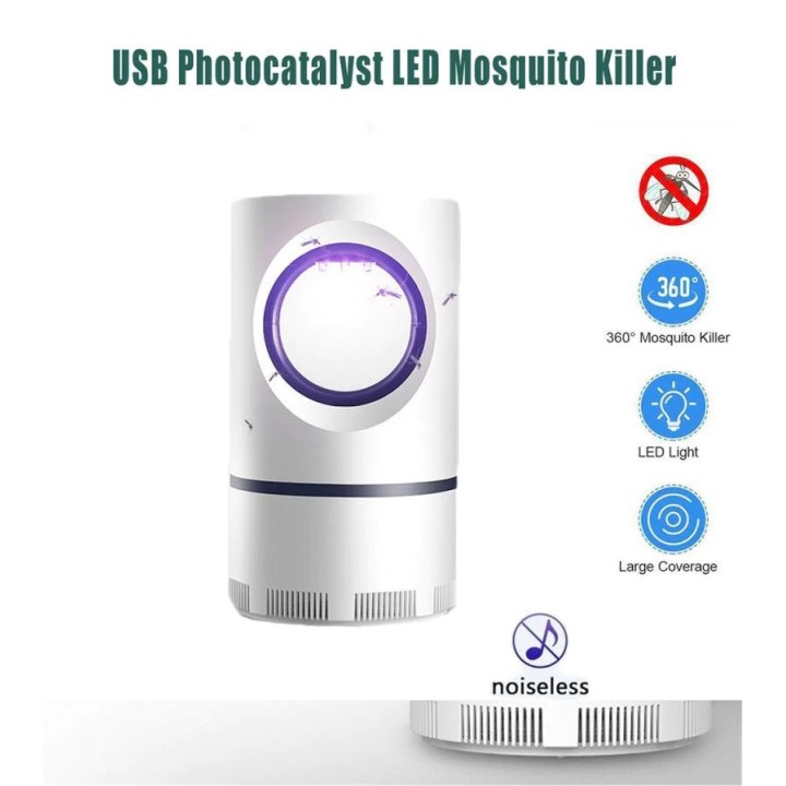 Elektrischer Käfer Zapper Repeller Lichtfalle LED Lampe Schädlingsbekämpfung 5W USB Powered Killer Fly Moskito