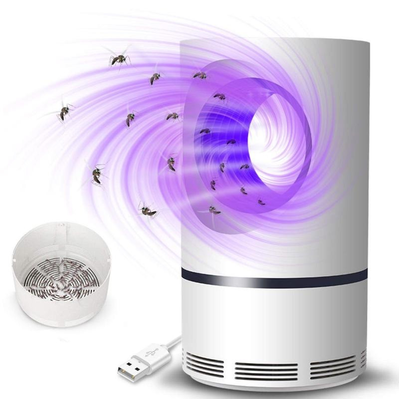 USB Electric Fly Bug Zapper Mosquito Insect Killer LED Light Trap Pest Control 