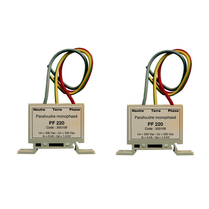 2 Modulare settore scarica di corrente elettrica 220v scaricatore sovratensione tipo 3 5ka schneider electric - 3