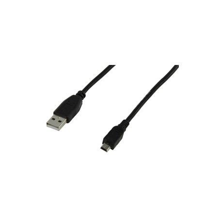 Cable usb 2.0 high speed ??5p a 5 pin male cable 1.80 m 161 5pins speed mini usb 2.0 black jr international - 1