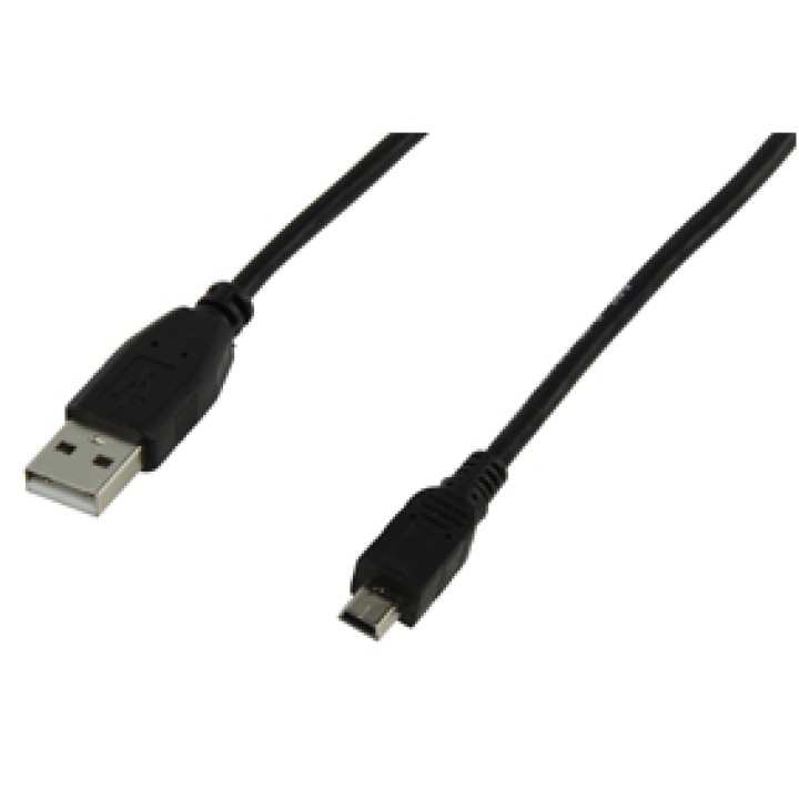 Kabel usb 2.0 high speed ??5p eine 5-polige stecker-kabel 1,80 m 161 5pins speed ??mini usb 2.0 schwarz jr international - 1