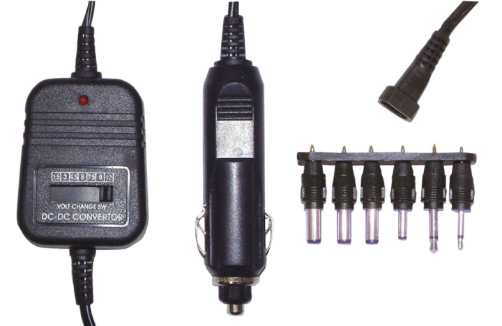 Converter auto b034 12v to 1.5v ca800ma 3v 4.5v 6v 7.5v 9v 12v zigarettenanzünder-stecker altai - 1