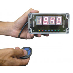 4 digit displayer with radio remote and power plug 230v countdown 1 to 99 min. schneider - 1