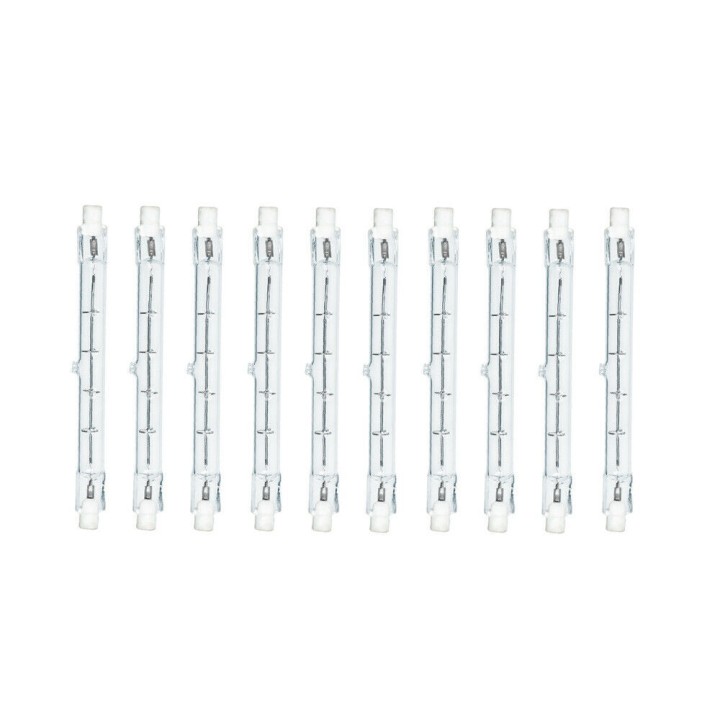 10 tubo iluminacion halogeno 220v 500w r7 tubos iluminaciones luz lampara tubo iluminacion jr international - 1