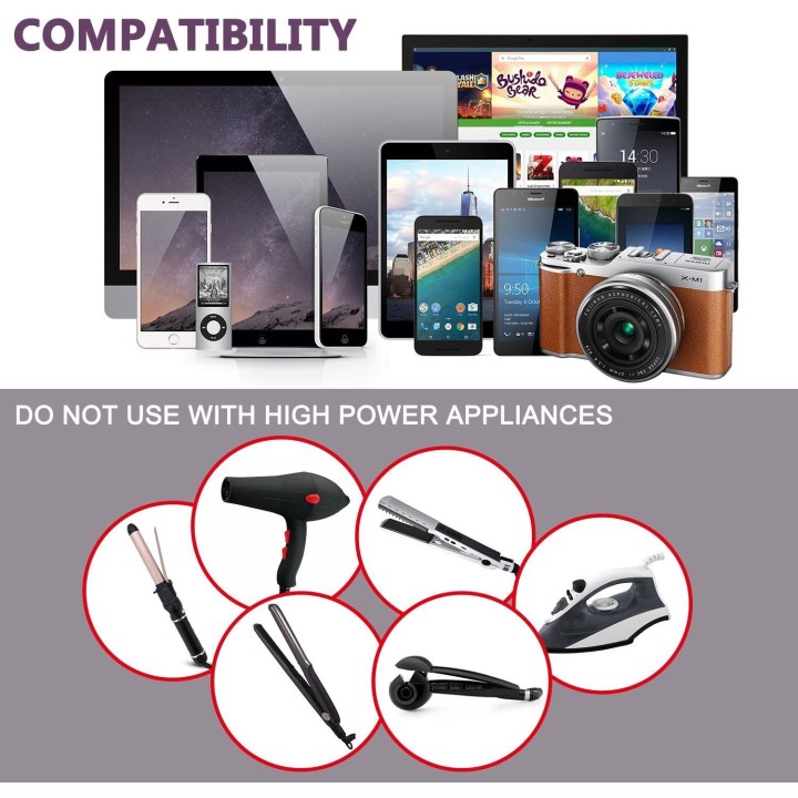 Reiseadapter Internationales Universal-Netzteil All-in-One 5 V 2.1A 2 USB 110 240 V jr international - 10
