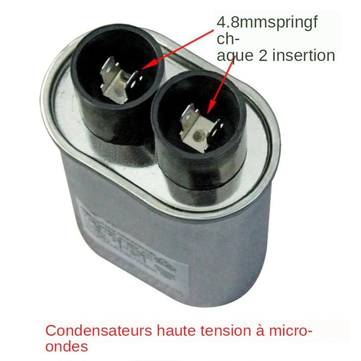 Kondensator 1mf 1,05mf 1uf 1,05 mf 2100V Mikrowelle LG, ELECTROLUX SAMSUNG WHIRLPOOL